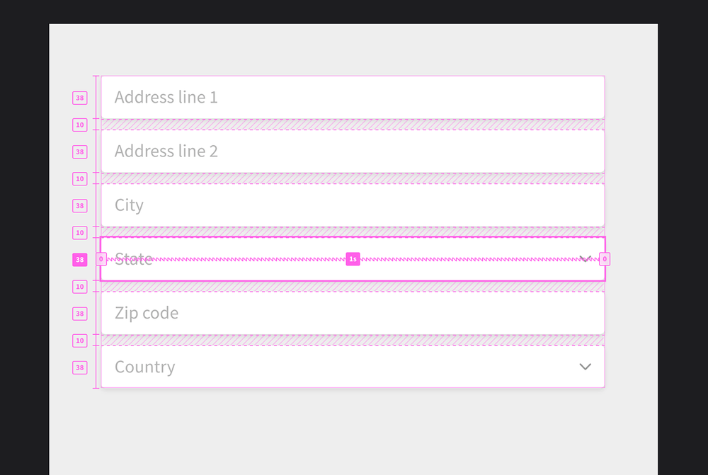 Form layout