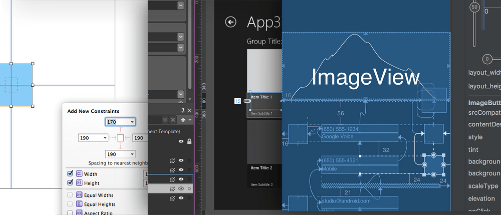 Visual layout editors in IDEs like Interface Builder, Android Studio, and Visual Studio Blend haven’t really caught on with product designers.